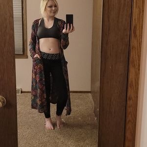 Cape level vibrant boho cardigan WITH POCKETS